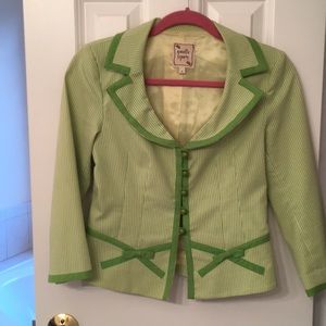 Nanette Lepore Spring Blazer Sz4 Excellent Cond